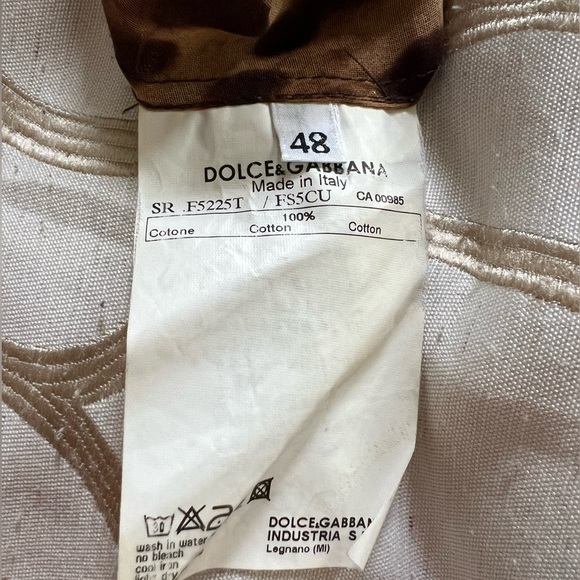 Dolce & Gabbana Leopard ChPrint Blouse–Women’s Sz 48 (US 38 M) Made in Italy EUC - Picture 6 of 12